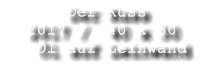 Der Kuss   2017 /  40 x 30    �l auf Leinwand
